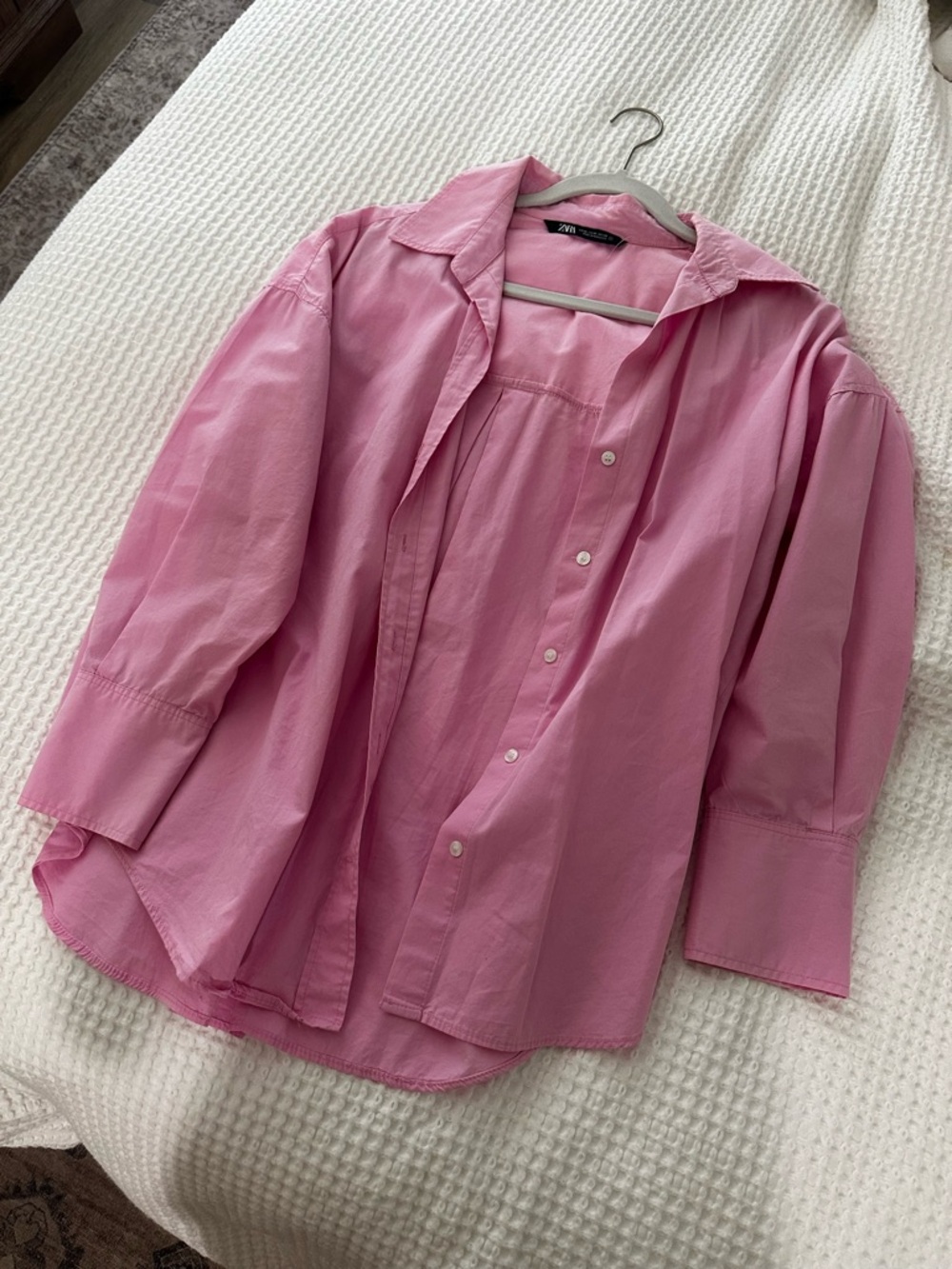 Zara Rose Pink Button-Down Girls' Shirt